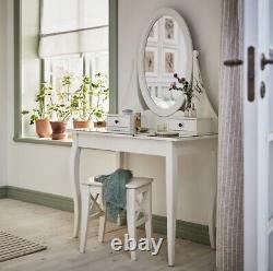 IKEA HEMNES Dressing Table with Mirror (White, 100x50 cm) USED
