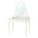 Ikea Hemnes White Dressing Table With Glass Top, Mirror, 3 Drawers Rrp£165