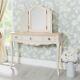 Juliette Champagne Dressing Table With Crystal Handles (mirror Not Included)