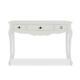 Juliette White Dressing Table With 3 Drawers And Crystal Handles. Vanity Table