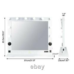 LED Hollywood Dressing Table Mirror Vanity Lighted Cosmetic Table Mirror Princes
