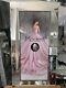 Lady In Pink Dress Small Picture On Mirror Frame With Glitter Detail