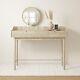 Light Wood Mid-century Modern Dressing Table With Mirror And Drawers Sa Ssk004
