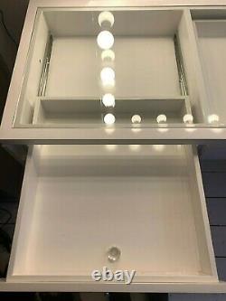 Lullabellz Slaystation Dressing table + Hollywood mirror with lights XL