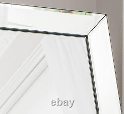 Lumi Venetian Glass Frame Cheval Full Length Free Standing Mirror 155cm x 48cm