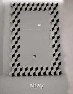 Luxury Rectangle Frame Wall Mirror for Hallway, Bedrooms, Bathroom Hanging Mirror