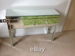 M & S mirrored dressing table / console / sideboard