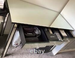 Mirrored 3 drawers desk dressing table by Shard fabulous make Vg light scratches