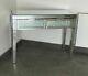 Mirrored Crushed Glass Crackle Glass Console Table Dressing Table