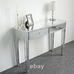 Mirrored Dressing Makeup Table Bedroom Vanity Desk Living room Console Table