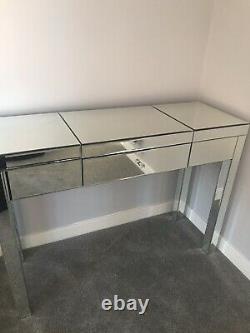 Mirrored Dressing Or Console Table With Drawer