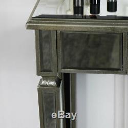 Mirrored Dressing Side Table 1 Drawer Console Table Hallway Stand Bevelled Unit