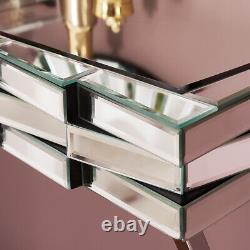 Mirrored Dressing Table Vanity Dresser Console Bedroom Glass Design Makeup Desk