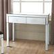 Mirrored Furniture Glass Dressing Table Drawer Bedroom Console Bevelled Mirror
