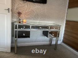 Mirrored Glass Dressing Table Next