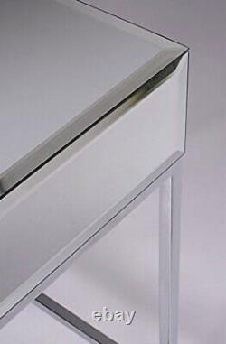 My-Furniture Stiletto Mirror Console in tempered glass RRP £389