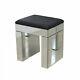 New Mirrored 2 Drawers Dressing Table Bedroom Console Vanity Make-up Desk