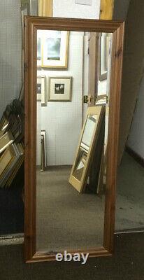 New Victorian Stained Shaped Solid Pine Long And Full Length Dressing Mirrors