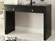 Next Black Mirrored Glass Dressing Table & 2 Bedside Drawers New Tops Needed
