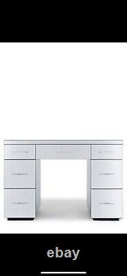 Next Glass Mirrored Simpson Dressing Table