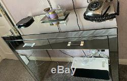 Next Home Console Dressing Table Venetian Mirrored Glass Collect Only /NO PAYPAL