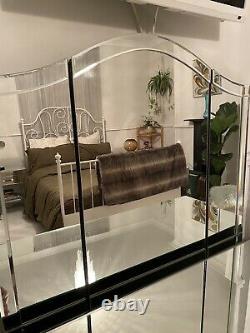 Next Mirrored Dressing Table With Mirror And Two Bedside Tables