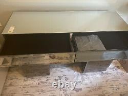 Next Sloane Mirrored /glass Dressing Table New