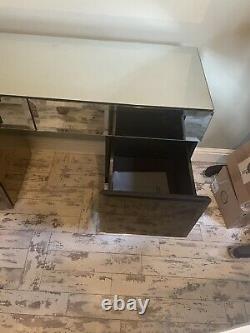 Next Sloane Mirrored /glass Dressing Table New