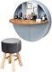 Nordic Dressing Table Set With Mirror And Stool Wall Mounted Vanity Space Saving