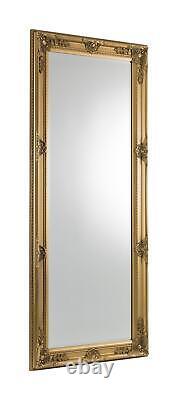 Palais Gold Lean-to Dress Mirror Tall Full Length Floor Wall Dressing Mirror