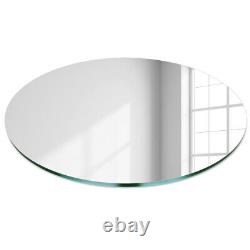 Plain Bathroom Large Modern Round Frameless Dressing Room Vanity Mirror 100 cm