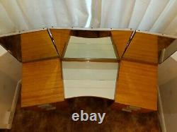 Rare Vintage Stag Fineline Dressing Table and Stool by John & Sylvia Reid