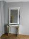 Rectangular Crystal Mirror And Console Table Living Hall Dressing Bedroom (380)