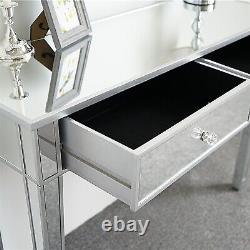 STUNNING Mirrored Dressing Table Drawer Bedroom Jewellery Bedroom Furniture Unit