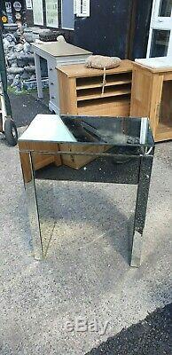 Small Mirror Glass Dressing Table / Side / Lamp / Console Table Del Avail