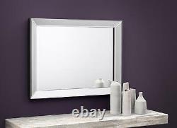Soprano Wall Mirror Dressing Room Bedroom Bathroom Bevelled Glass Mirror