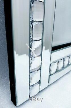 Sparkly Silver Crystal Hallway Landing Dressing Full Length Tall Mirror 120x40cm