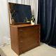 Stag Chest Of Drawers Dressing Table Mirror Vintage Retro Ron Carter Can Deliver