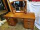 Stag Minstrel Dressing Table Desk With Drawers Three Way Mirrors Model Mt330e