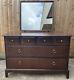 Stag Minstrel Four Over Two Chest Of Drawers / Dressing Table With Mirror