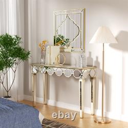 Stunning Dressing Table Vanity Entrance Hall Mirrored Space Saving Console Table