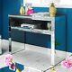 Stunning Silver Glass Mirrored Console Table, Side, Dressing Table Assembled