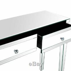 Table Dresser Bedroom Furniture Beautify Mirrored Dressing Table Console Corner