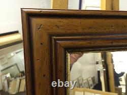 Trade Priced New Brown Mahogany And Gold Long And Full Length Dressing Mirrors