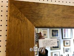 Trade Priced-chunky Medium Oak Solid Pine Long And Full Length Dressing Mirrors