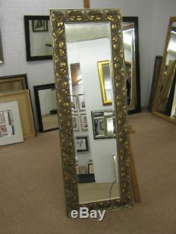 Trade Priced -new Ornate Gold Bevel Glass Full Length Dressing Mirror 18 X 54