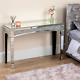 Venetian Mirrored Console Table Hall Clear Mirror Diamond Dressing Table Bedroom