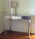 Venice Mirrored Glass Dressing Console Table With One Drawer Width 97cm