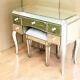 Vintage Dressing Table Venetian Mirrored Furniture Antique Gold Glass Drawers Uk