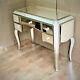 Vintage Dressing Table Venetian Mirrored Furniture Antique Gold Glass Drawers